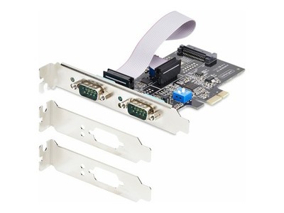 StarTech.com 2-Port Serial PCIe Card Dual-Port PCI Express to RS232/RS422/RS485