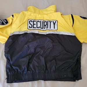 ALLIED UNIVERSAL Security Services Jacket Waterproof Yellow/black Size M