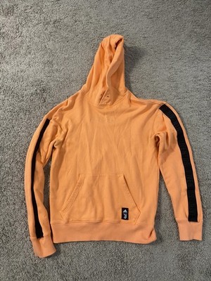 Juventus FC Hoodie Pullover Mens Orange Serie A Soccer Adidas Fino Alla Fine