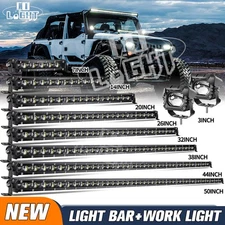 3 4 5 7 8 14 22 32 42 52" LED Work Light Bar Combo Driving Offroad Truck 4WD SUV