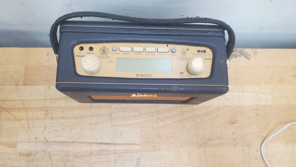 Rádio Roberts Vintage RD-60 - Azul - Com caixa - Imagem 3 de 4