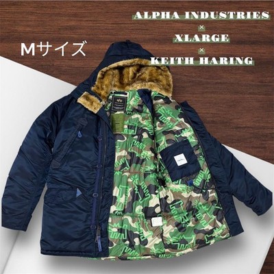 Rare XLARGE x KEITH HARING x ALPHA N-3B Jacket