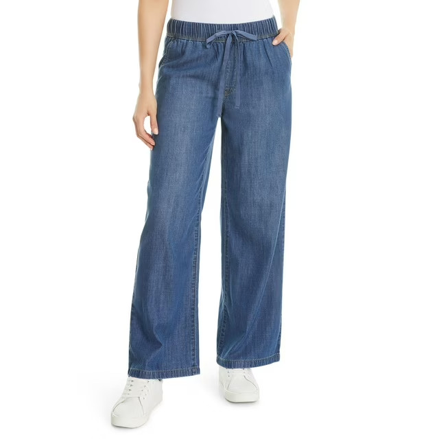 Nine West Women's Plus Lightweight Denim Jean Size 2X Dark W