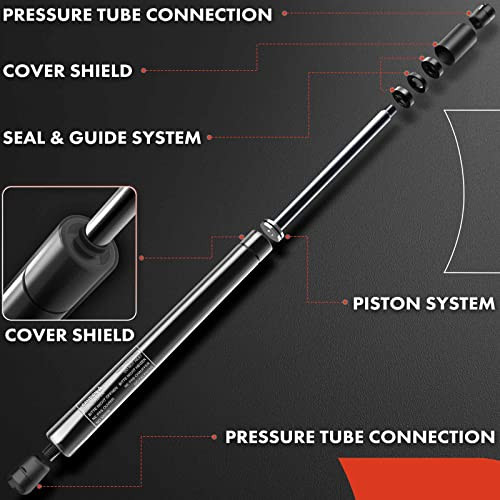 Rear Tailgate Lift Supports Struts Compatible with Infiniti Q50 2014-2021 2-PC - Picture 7 of 7