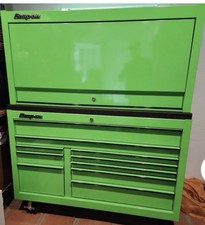 Snap-on Lime Green Tool Box Hutch Ryno Steal Work Surface Fans Lights Etc. Snap-on Lime Green Tool Box Hutch Ryno Steal Work Surface Fans Lights Etc.
