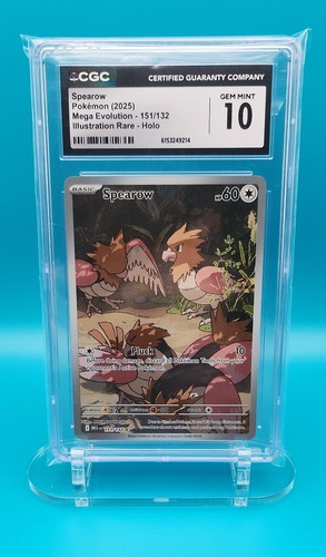 Spearow graded CGC 10 for sale on eBay