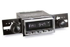 RetroRadio for 1950-65 Porsche 356 w/ Chrome Bezel LABC-M1-127-36-96