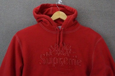 Supreme x Timberland Hoodie Pullover Men's Red Size Medium | eBay
