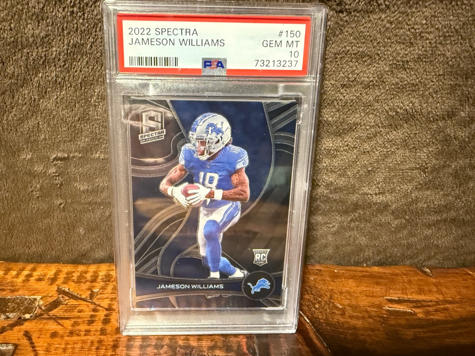 2022 Panini Spectra - RC  Jameson Williams #150 PSA 10