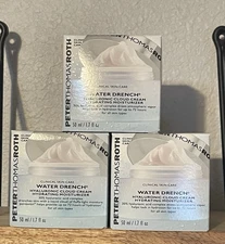 3 - New Peter Thomas Roth Water Drench Hyaluronic Cloud Cream Moisturizer 1.7 oz