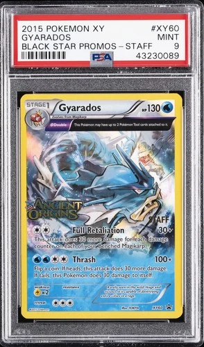 2015 POKEMON XY BLACK STAR PROMOS #XY60 GYARADOS-HOLO PSA 9