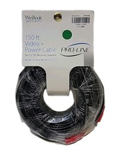 150ft Power Video Security Camera Cable BNC Extension Wire Cord for All CCTV DVR