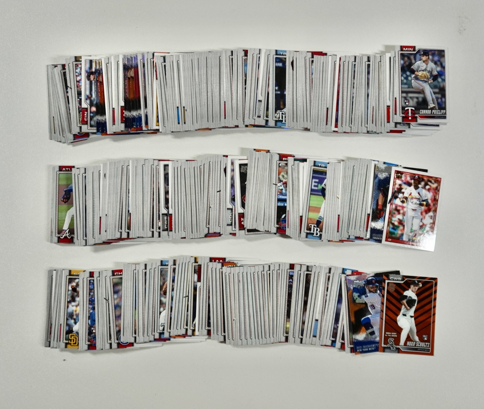 Parallel Action Shot 2026 Topps UPDATE 350+ Card Lot Base RC Rookies Parallel Inserts Set ...