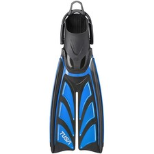 Tusa Hyflex Zoom Fins, Fishtail Blue, Medium