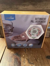 LiveFine 28-Day Automatic Pill Dispenser with LCD Display Complete WITH KEY