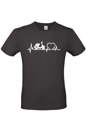 Unisex T-SHIRT LOVE VESPA ITALIAN STYLE Vintage old moto (vespa4)