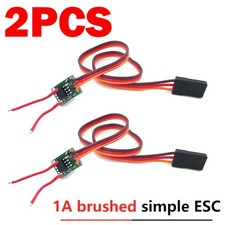 2Pack Micro Brushed Motor ESC 1A 5V ESC Speed Controller Micro RC Car Buggies UK
