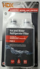 HDX FMS-4 SAMSUNG HAF-QIN/EXP ICE & WATER REPLACEMENT REFRIGERATOR FILTER 2 PACK