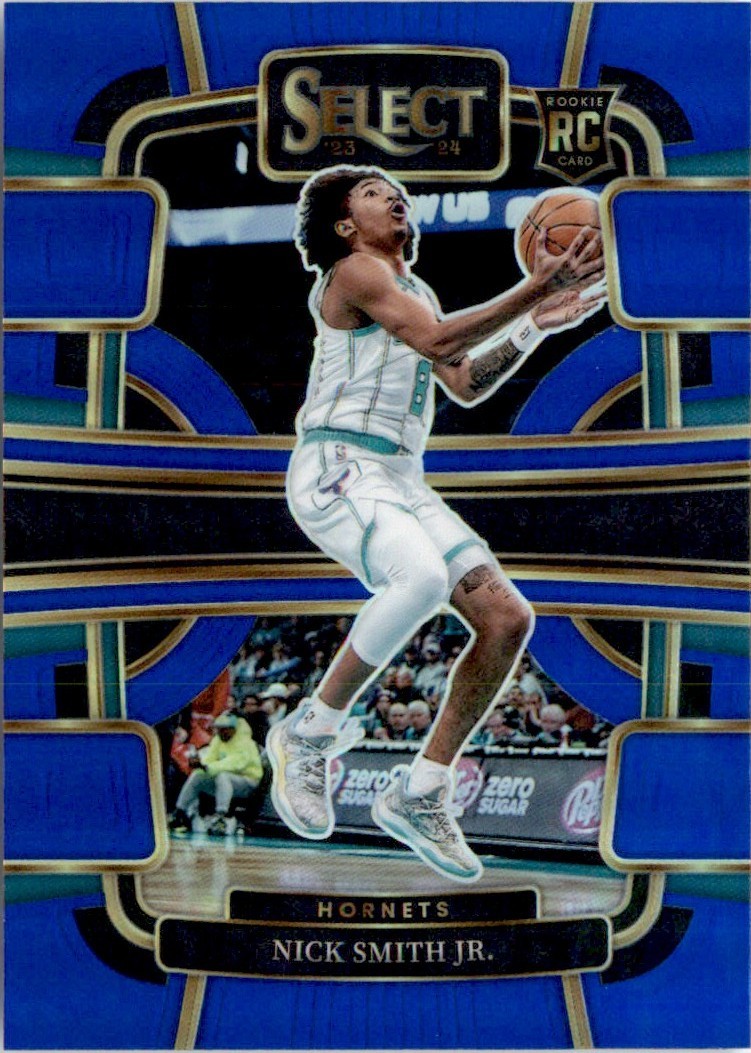 Nick Smith Jr. 2023-24 Panini Select Blue Prizms RC #89 Charlotte Hornets