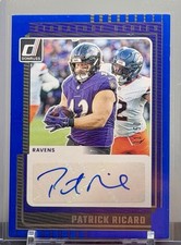 Panini 2025 Donruss Signature Series Patrick Ricard SS-31 Blue /50 Ravens NFL