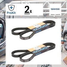 2x ORIGINAL® Dayco Keilriemen für Opel KADETT E CC OMEGA A OMEGA A Caravan