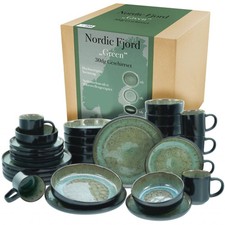 CreaTable Nordic Fjord 21555 Kombiservice 30-tlg Geschirrset 6 Personen