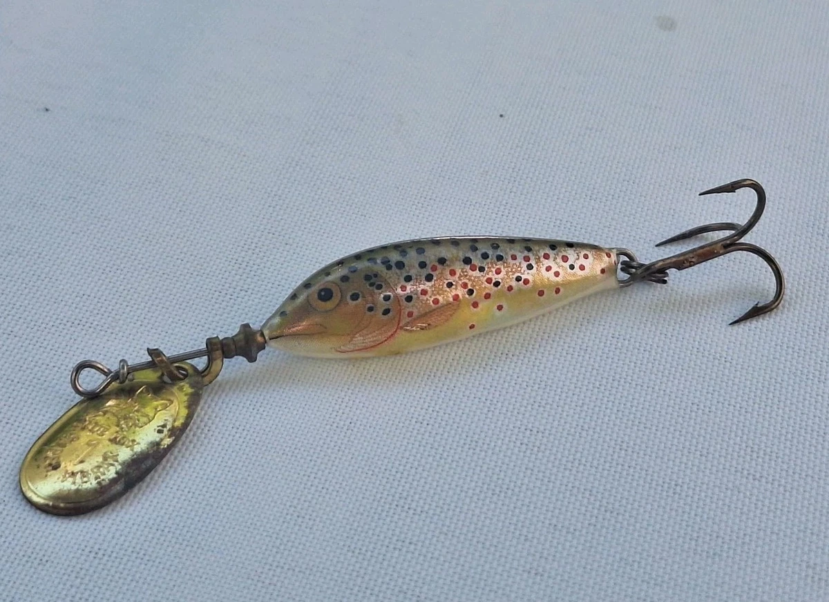 Leurre Vintage Rapala Minnow Spin Vibrax - Renard Bleu 1994 - Neuf Boîte D'Origine