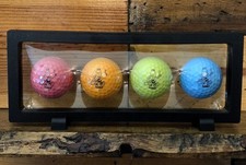 Vice Pro Plus BEASTIN Golf Balls Set Of 4 With the display case Very Rare