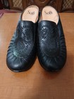Stuart Weitzman Womens Black Suede Pumps Distressed Heels size 7.5 Narrow — photo 3