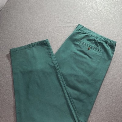 King Size Dress Pants Men 46x38 Business Office Preppy Academia Minimalist Green