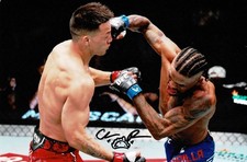 Chris Padilla 'Taco' Lightweight UFC MMA Fighter Signed 12x8 Action Photo + COA