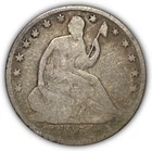1854-O Arrows Seated Liberty Half Dollar Good G Coin #25381