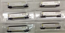 LBF / E&C N Scale Set of 6 CSX coalporters - in boxes