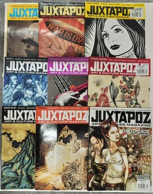 JUXTAPOZ 2007 9 Issues Shephard Fairey Mark Ryden, Warhol, Hopper etc