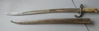 French M1866 Chassepot Yataghan Bayonet - St Etienne 1872 w/ Matching Scabbard