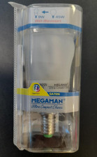 Megaman Golf Ball 9W CFL E14 Low Energy Power Saving Light Bulb Warm White
