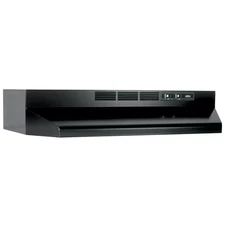 41000 Series 30 In. Ductless under Cabinet Range Hood with Light in Black