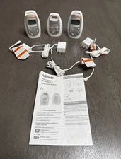 VTech DM223-2 Digital Audio Monitor 2 Parent Units, Night Light-Never Used