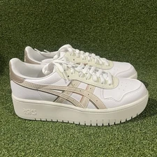 ASICS Japan S PF Sneakers White Beige Low Top Shoe 1202A360-118 Womens Size 10