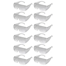 Visitor Clear Safety Glasses for Men/Women | ANSI Certified Eye Protection Gl...