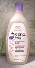 Aveeno Baby Nighttime Calming Comfort Bath Hair  Body Tear Free 18 fl oz