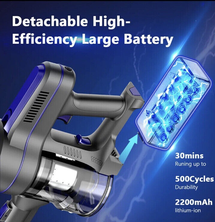 ONSON A10 Cordless Vacuum 12Kpa 4 in 1 Stick Vacuum Cleaner For Carpet