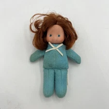 Vintage Fisher Price Forget-Me-Not Rosie Red Hair Doll Blue Cloth Body & Brush