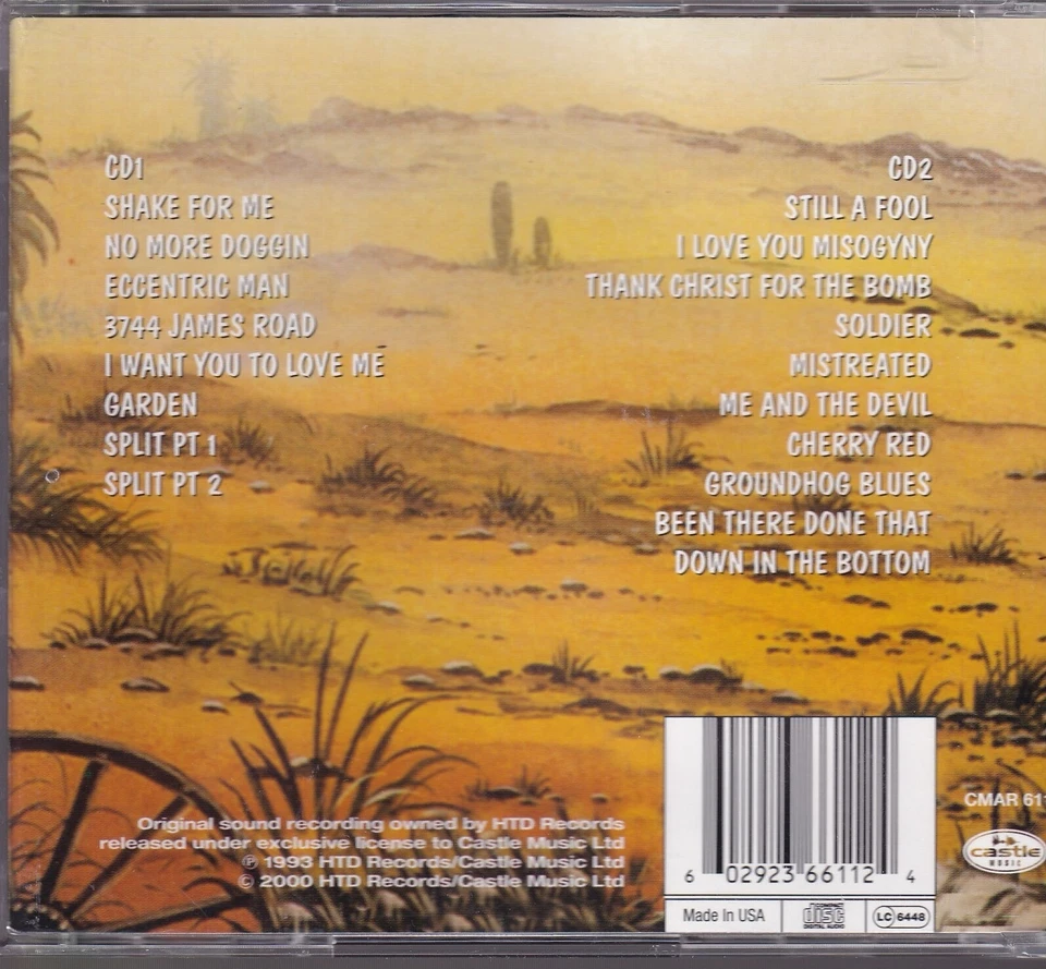 Groundhogs / Groundhogs Night  - 2 CDs -  (NEU) - Bild 2 von 2