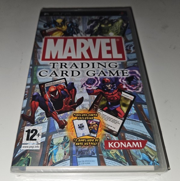 MARVEL TRADING CARD SONY PSP NUEVO PRECINTADO NEW SEALED MINT PAL ESPAÑA KONAMI