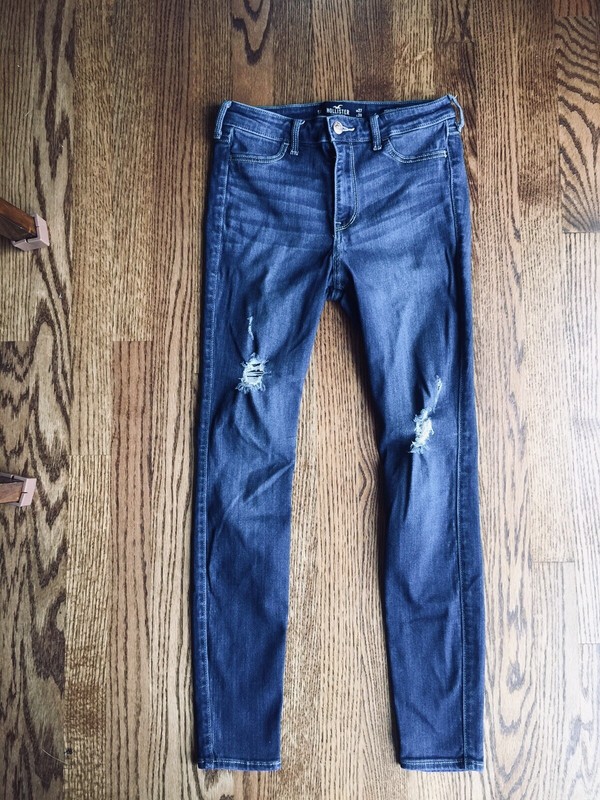 Hollister Women’s High Rise Jeggings Blue Jeans Size 5R  27W  28L