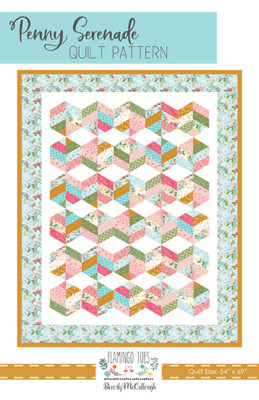 Quilt Pattern PENNY SERENADE Moda STARDUST Jelly Roll Friendly FLAMINGO TOES