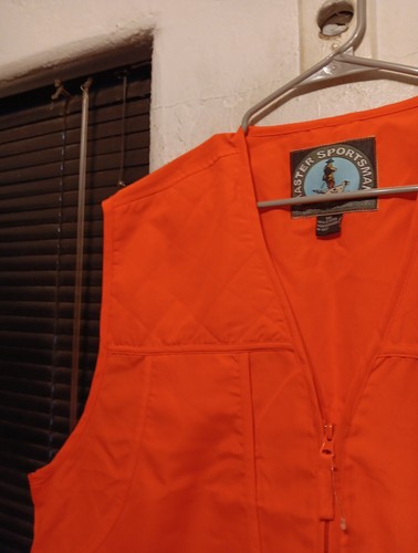 Master Sportsman Blaze Orange Rugged Outdoor Gear XXL Safety-Hunting Vest - Picture 15 of 24