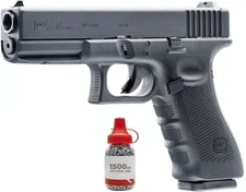 Umarex GLOCK 17 Gen4 .177 Cal Blowback Air Pistol with BBs Bundle 2255202