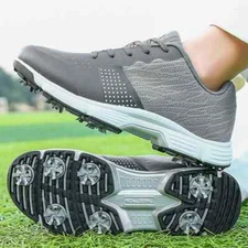 Professional Men's Golf Spikes Shoes Non-slip Walking Shoes Comfortable Sneakers